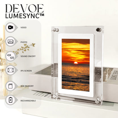 DEVOE LumeSync™ Digital Acrylic Photo Frame